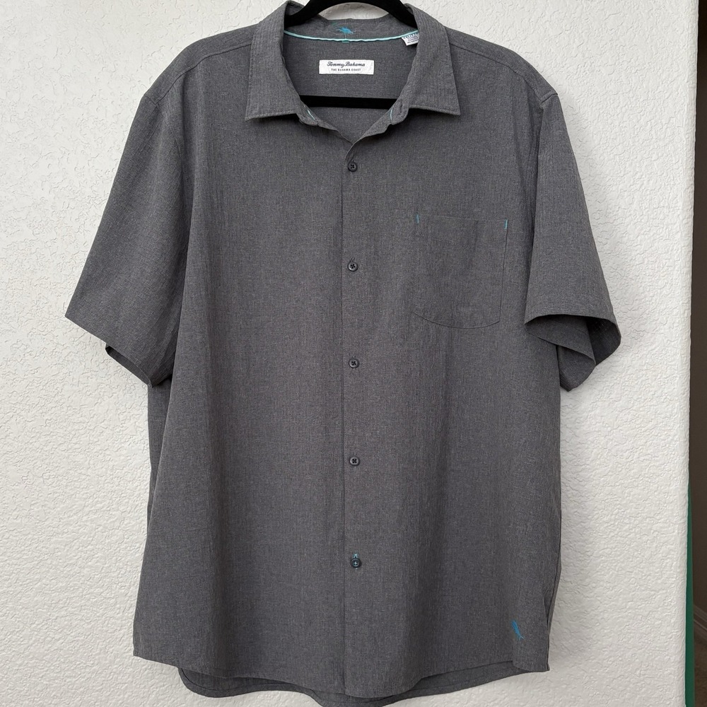 Tommy Bahama Men's The Bahama Coast Sandypoint SS Shirt MSRP $118.00 XXL